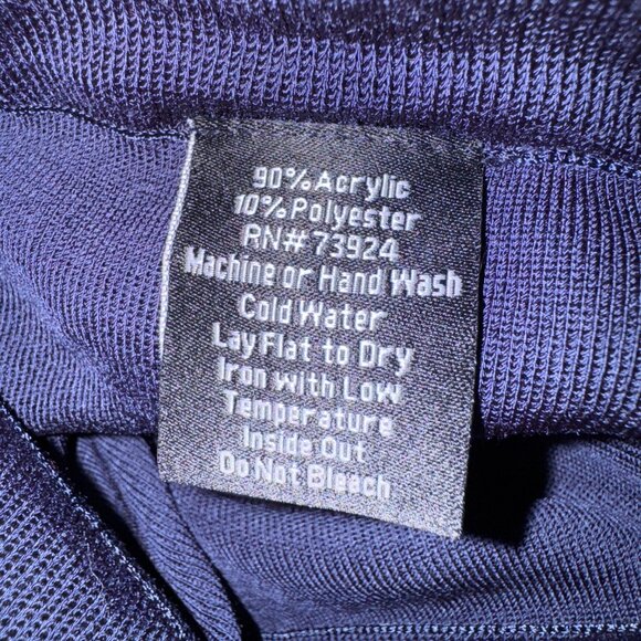 Misook Knit Pant 3X New Straight Leg Indigo Wrinkle Resistant Stretch Comfort - Picture 10 of 13